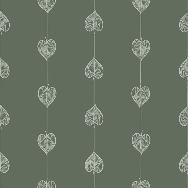 Picture of Hearts on a string Dark Green - 1034601-04