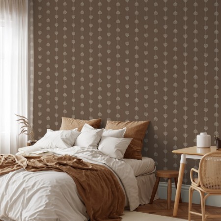 Afbeeldingen van Hearts on a string Brown - 1034601-05