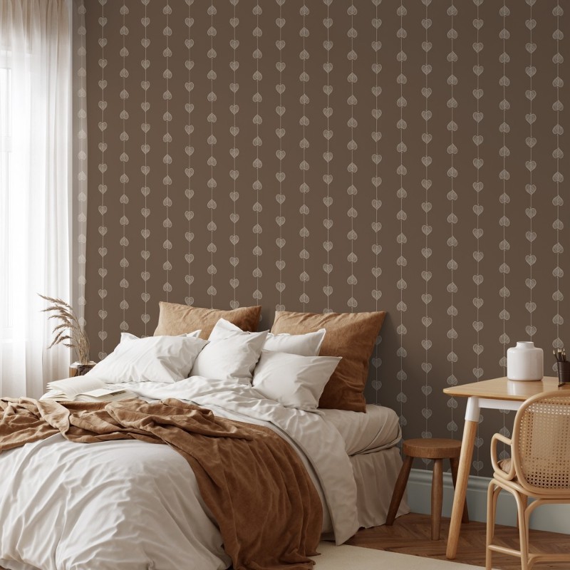 Picture of Farvesammensætning Hearts on a string Brown - 1034601-05 - 09847-01