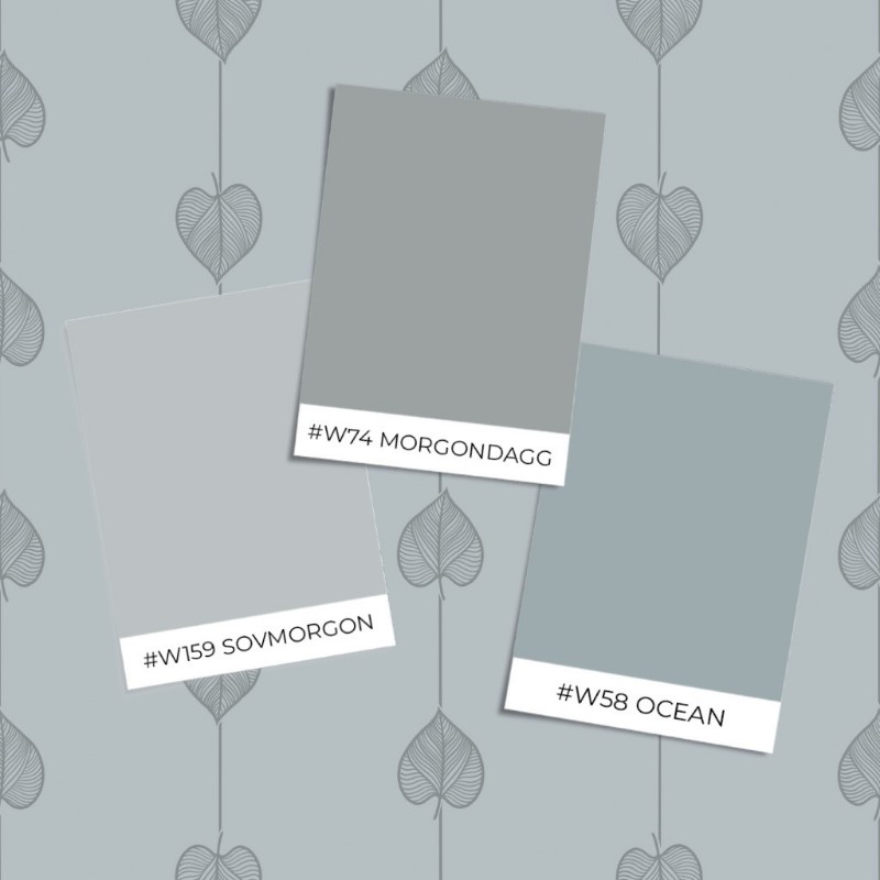 Picture of Eksempel på produktstil - Hearts on a string Light Blue - 1034601-06