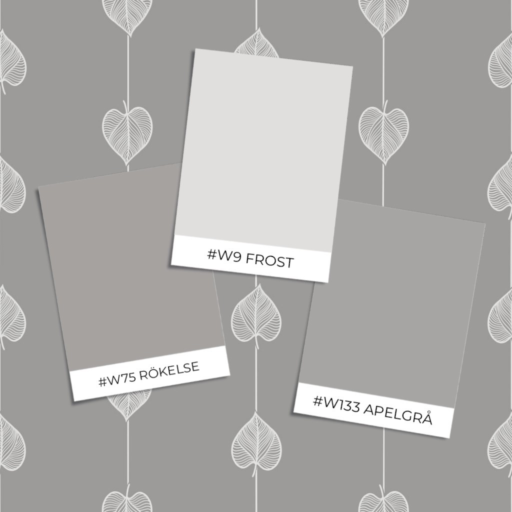 Picture of Hearts on a string Grey - 1034601-07