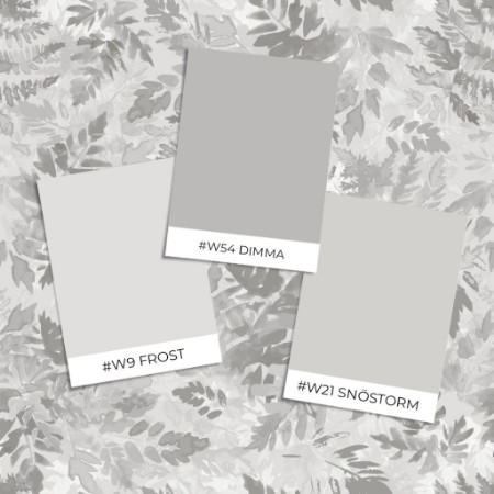 Picture of Sample style - Ferns Dark Grey - 1037201-04