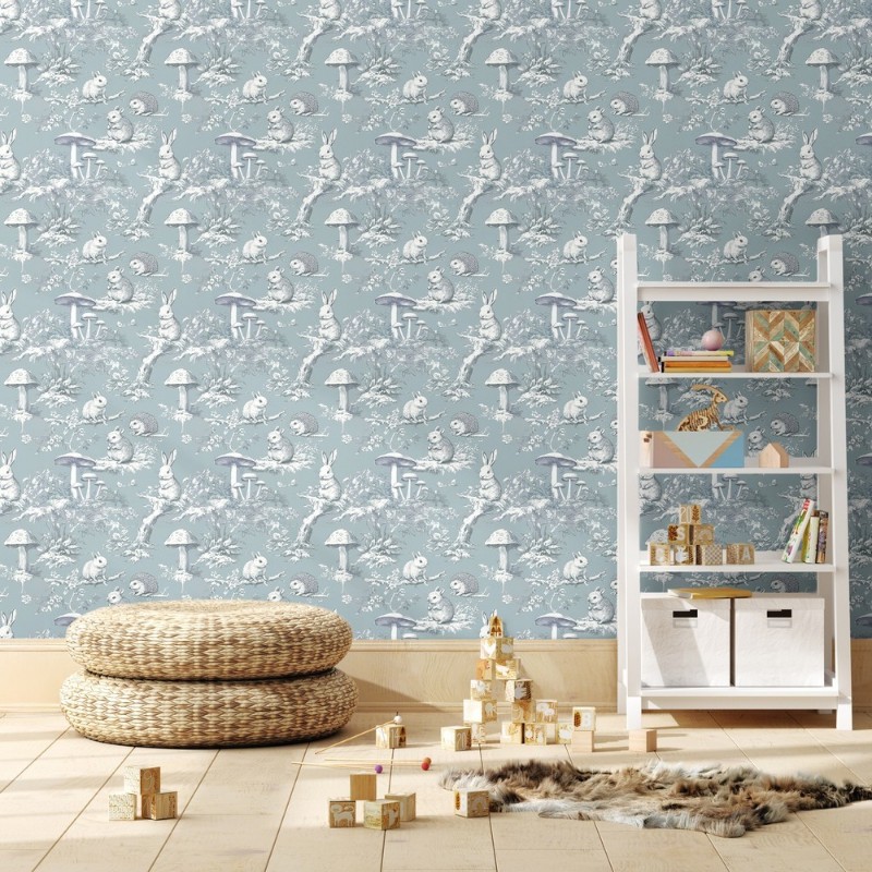 Picture of Vintage wild friends Light Blue - 1028801-02