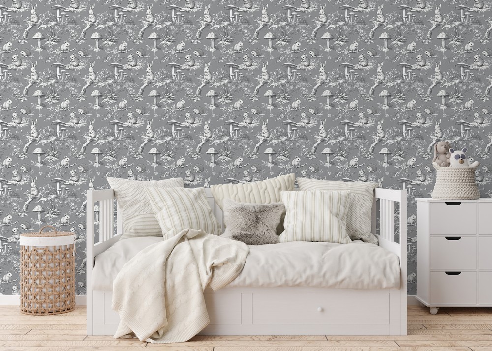 Picture of Vintage wild friends Dark Grey - 1028801-03
