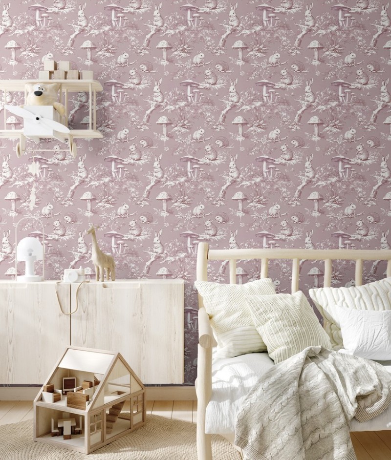 Picture of Vintage wild friends Pink - 1028801-04