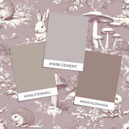 Bild på Färgsättning Vintage wild friends Pink - 1028801-04 - 09957-01