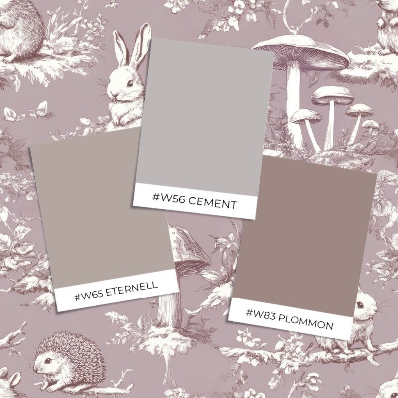 Afbeeldingen van Voorbeeld stijl - Vintage wild friends Pink - 1028801-04