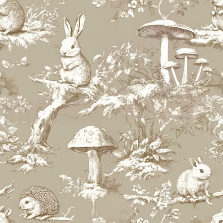 Picture of Vintage wild friends Beige - 1028801-05