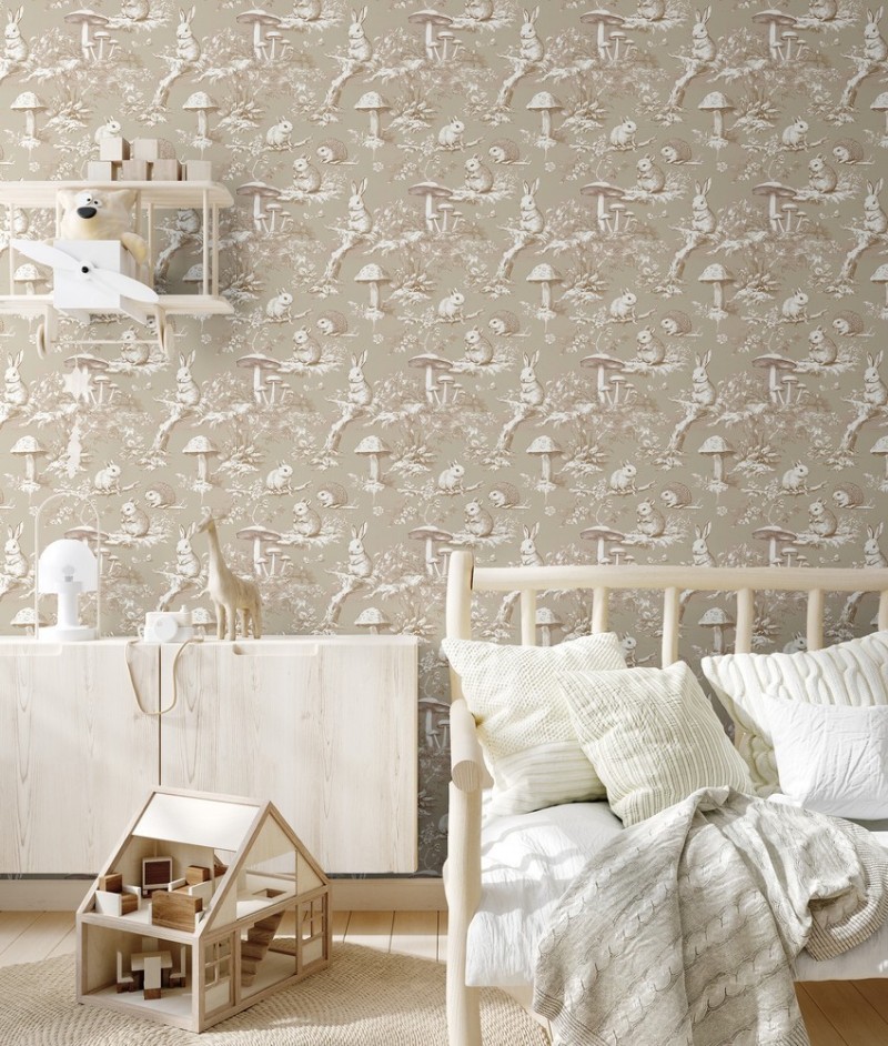 Picture of Vintage wild friends Beige - 1028801-05