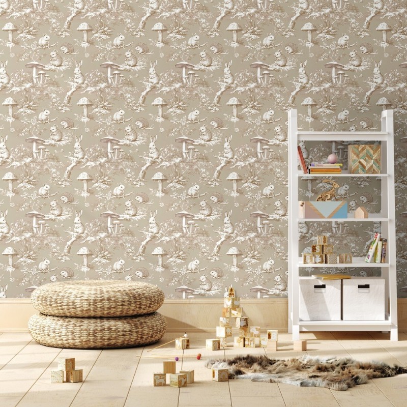 Picture of Vintage wild friends Beige - 1028801-05