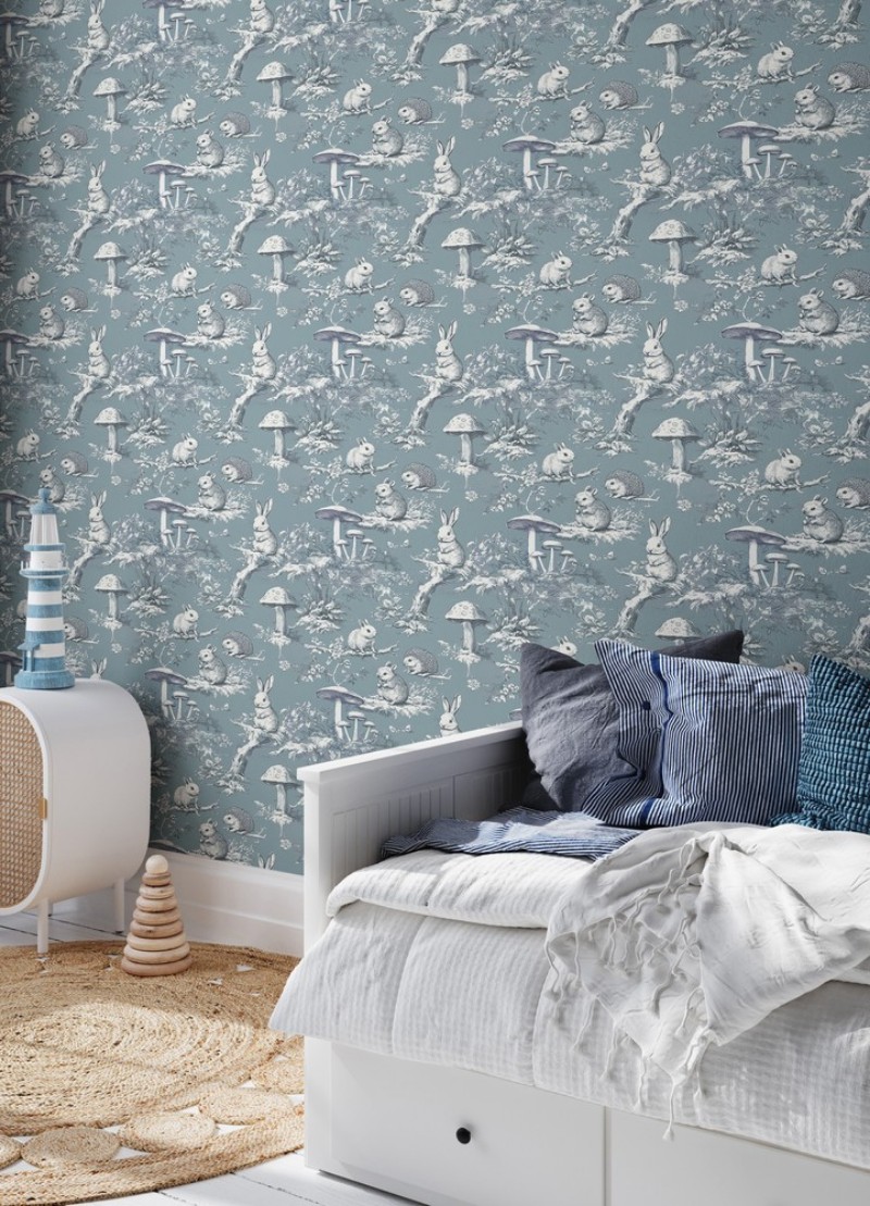 Picture of Vintage wild friends Dark Blue - 1028801-07