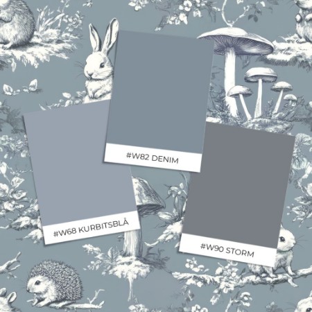 Bild på Färgsättning Vintage wild friends Dark Blue - 1028801-07 - 09960-01