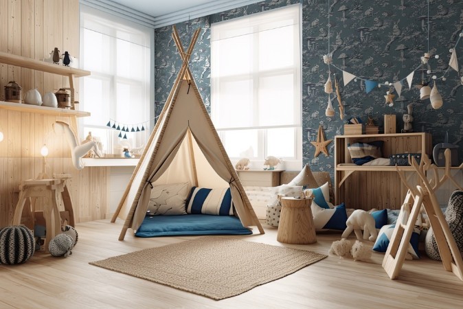 Bild på Färgsättning Vintage wild friends Dark Blue - 1028801-07 - 09960-01