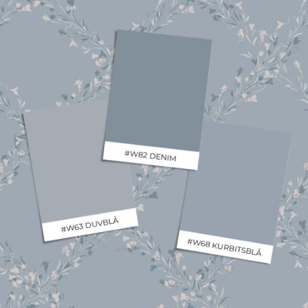 Picture of Farvesammensætning Olivia Trellis Light Blue - 1037801-06 - 09963-01