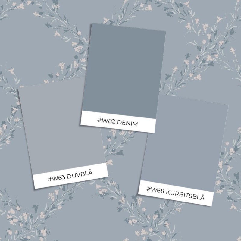 Picture of Eksempel på produktstil - Olivia Trellis Light Blue - 1037801-06