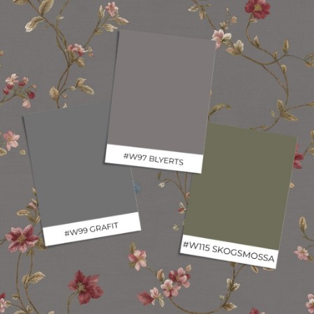 Bild vun Muster Stil - Dorotea Dark Grey - 1090201-07