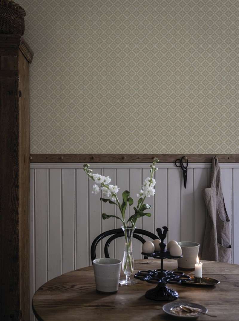 Ingrid Gul - 516-02 wallpaper Duro