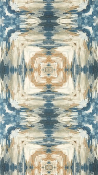 Kalia Midnight/Antique - CCW0167-03 wallpaper Clarke & Clarke