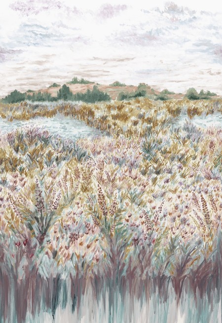 Wildbloom Mineral/blush - CCW0171-02 wallpaper Clarke & Clarke