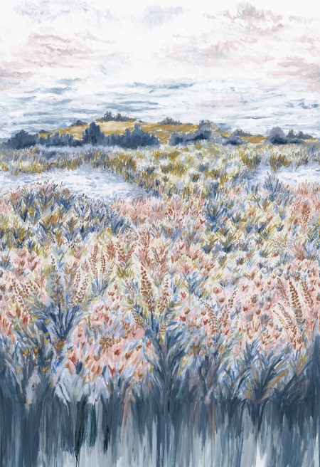 Wildbloom Midnight/Antique - CCW0171-03 wallpaper Clarke & Clarke