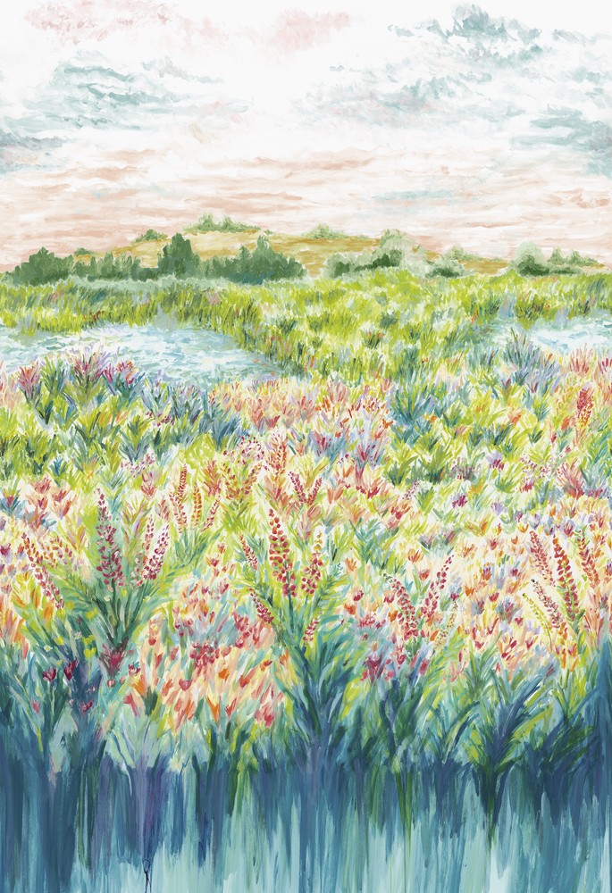 Wildbloom Summer - CCW0171-01 wallpaper Clarke & Clarke
