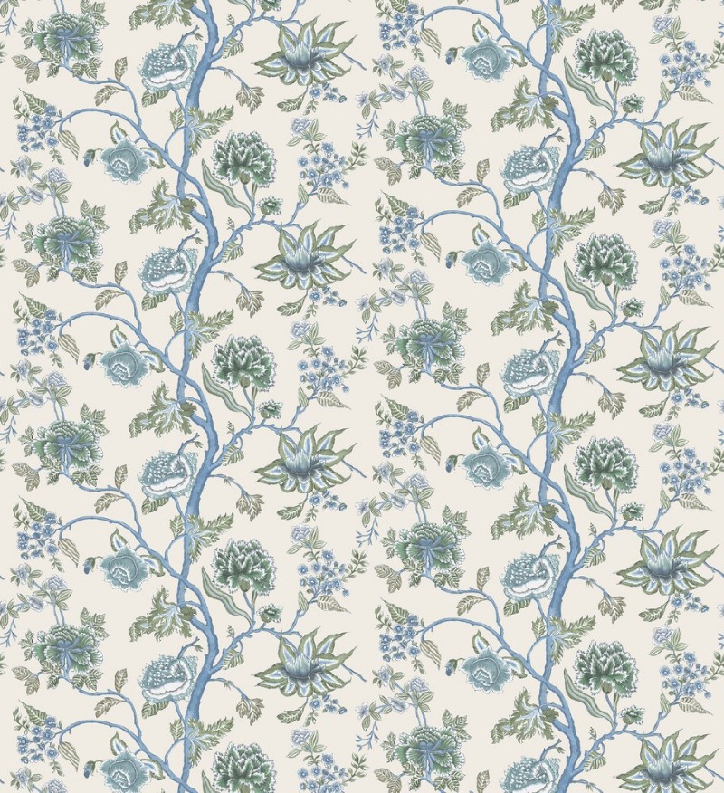 Indienne Cornflower/pine - HFUP113374 wallpaper Harlequin