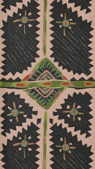 Brocha Blush/charcoal - HFUP113362 wallpaper Harlequin