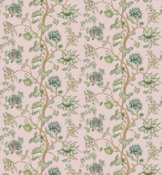 Indienne Blush/forest - HFUP113376 wallpaper Harlequin