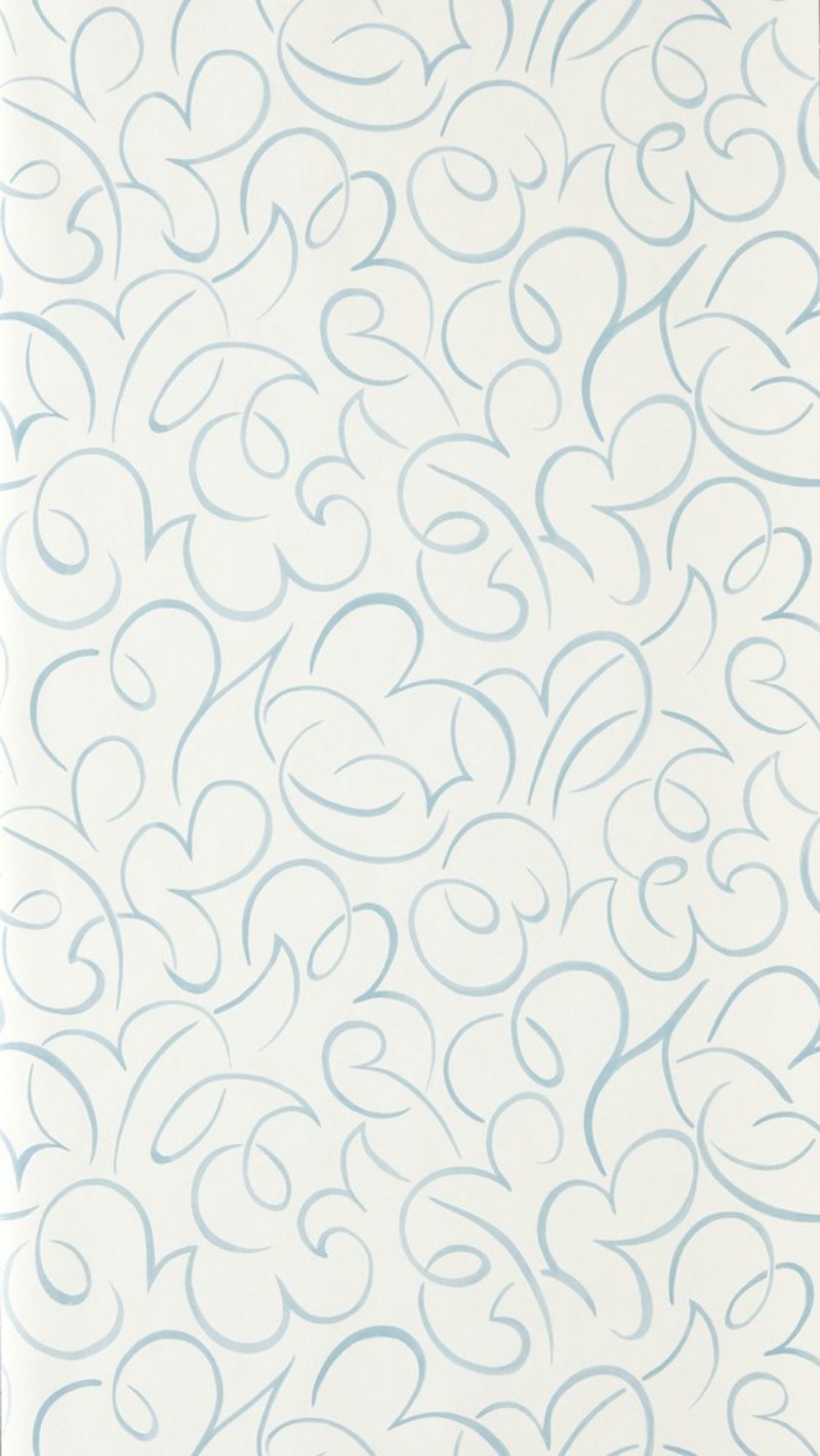 Flo Swirl Cornflower - NPOP113389 wallpaper Scion