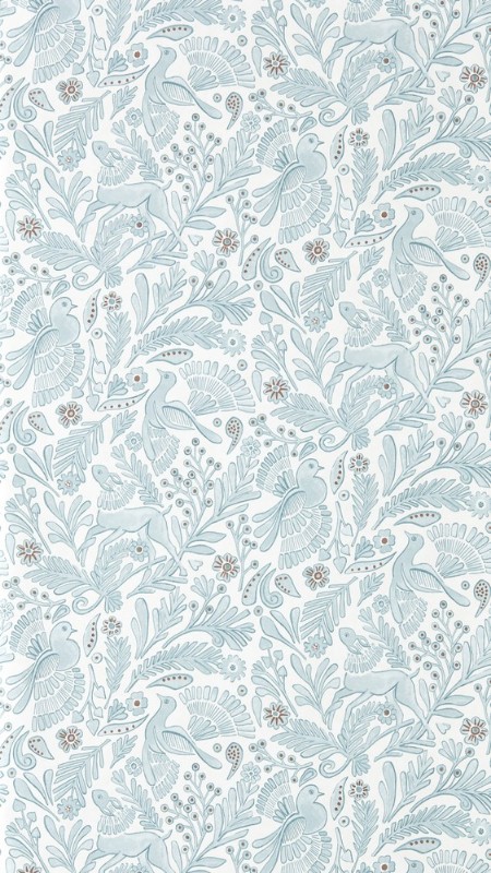 Dove & Deer Coast Blue - NPOP113390 wallpaper Scion