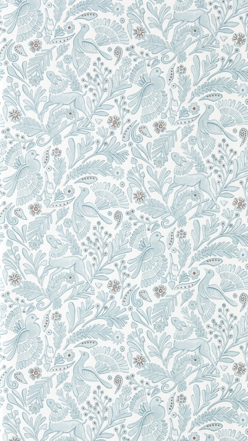 Dove & Deer Coast Blue - NPOP113390 wallpaper Scion