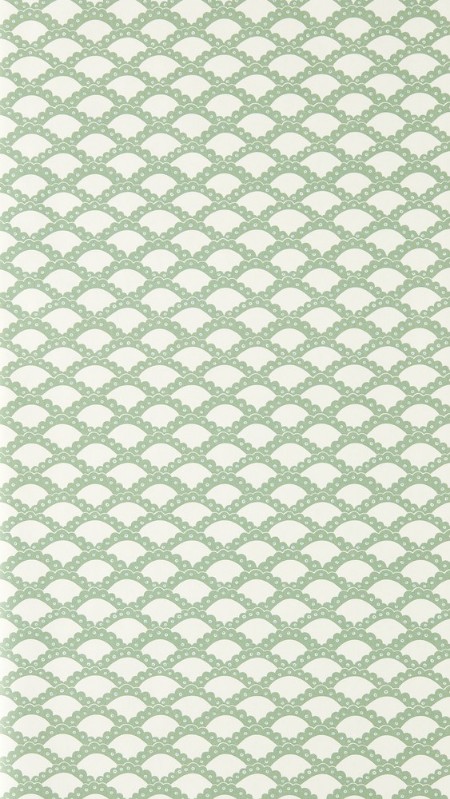 Scallop Frill Jade - NPOP113394 wallpaper Scion