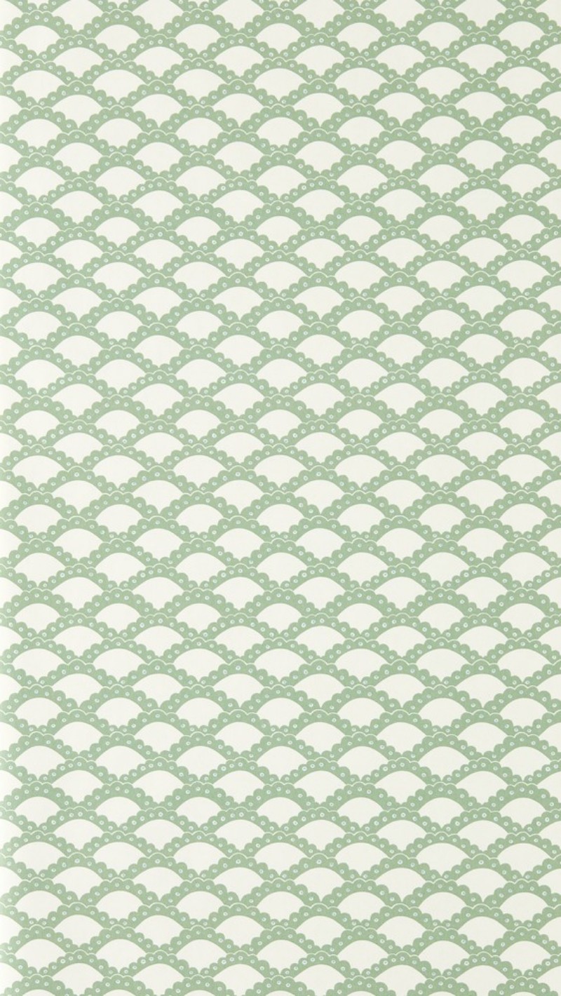Scallop Frill Jade - NPOP113394 wallpaper Scion