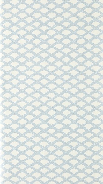 Scallop Frill Cornflower - NPOP113395 wallpaper Scion