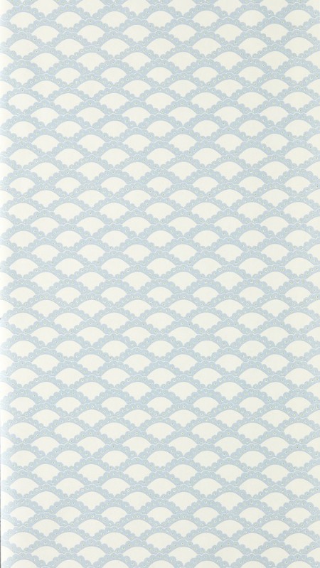 Scallop Frill Cornflower - NPOP113395 wallpaper Scion