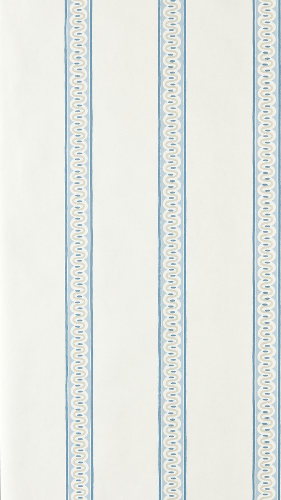 Fondant Stripe Denim - NPOP113385 wallpaper Scion