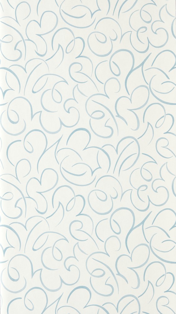 Flo Swirl Cornflower - NPOP113389 wallpaper Scion