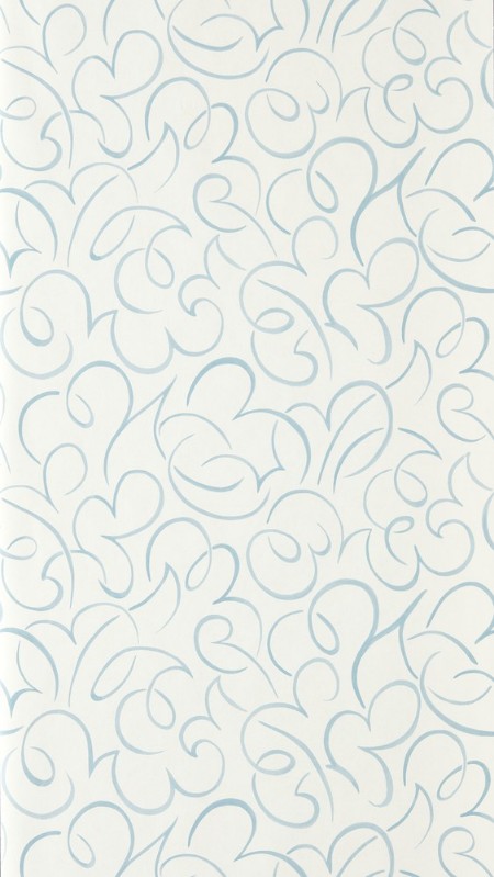 Flo Swirl Cornflower - NPOP113389 wallpaper Scion
