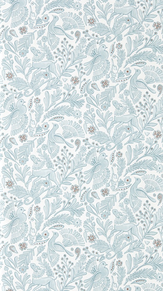 Dove & Deer Coast Blue - NPOP113390 wallpaper Scion