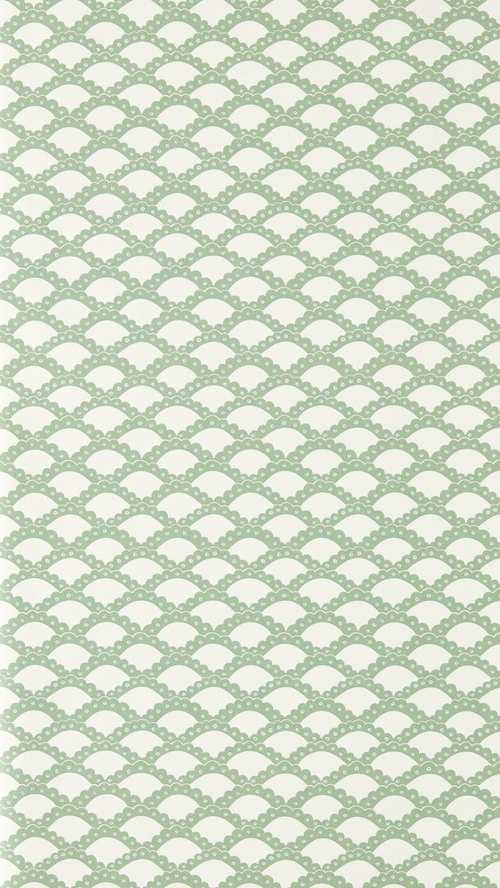 Scallop Frill Jade - NPOP113394 wallpaper Scion
