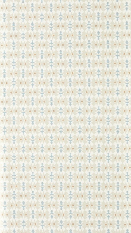 Owl & Butterfly Pebble/Coast Blue - NPOP113412 wallpaper Scion