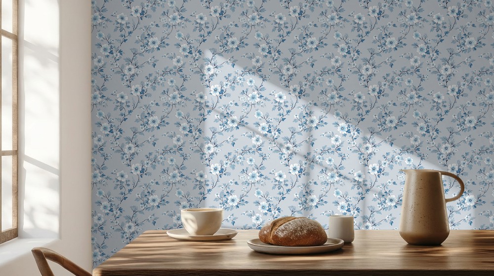 Bianca Light Blue - 1039301-06 wallpaper Scandza