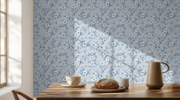 Bianca Light Blue - 1039301-06 wallpaper Scandza