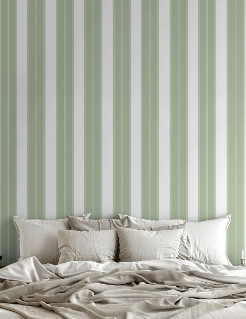 Bild på Heritage Dark Green Stripes  - 1031801-09