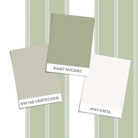 Image de Modèle d'échantillon - Heritage Dark Green Stripes  - 1031801-09