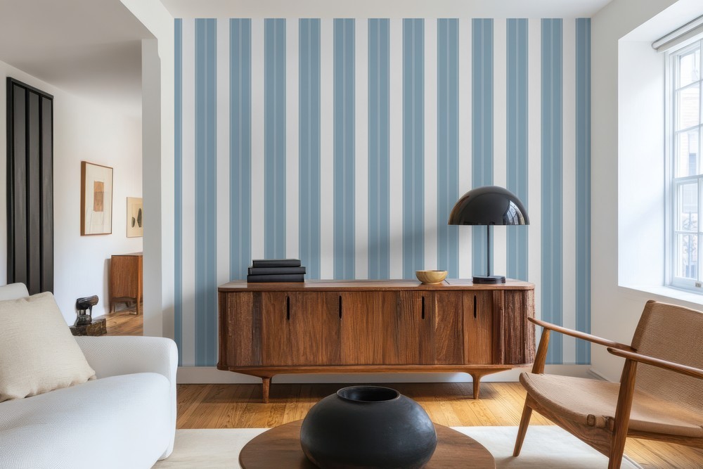 Bild på Heritage Dark Blue Stripes  - 1031801-10