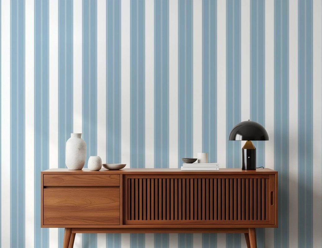 Bild på Heritage Dark Blue Stripes  - 1031801-10