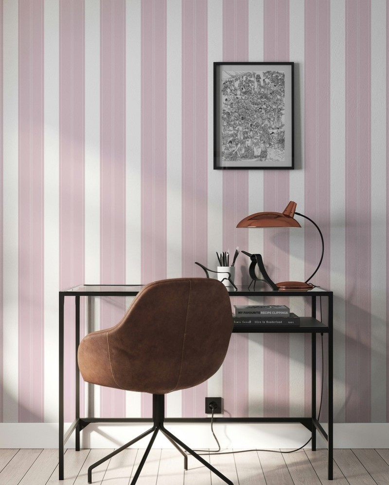 Bild på Heritage Light Pink Stripes  - 1031801-11