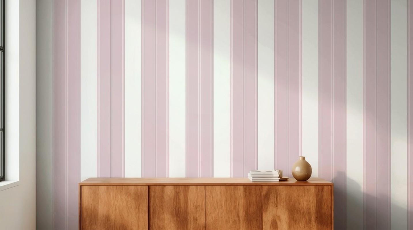Bild på Heritage Light Pink Stripes  - 1031801-11