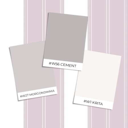 Image de Modèle d'échantillon - Heritage Light Pink Stripes  - 1031801-11